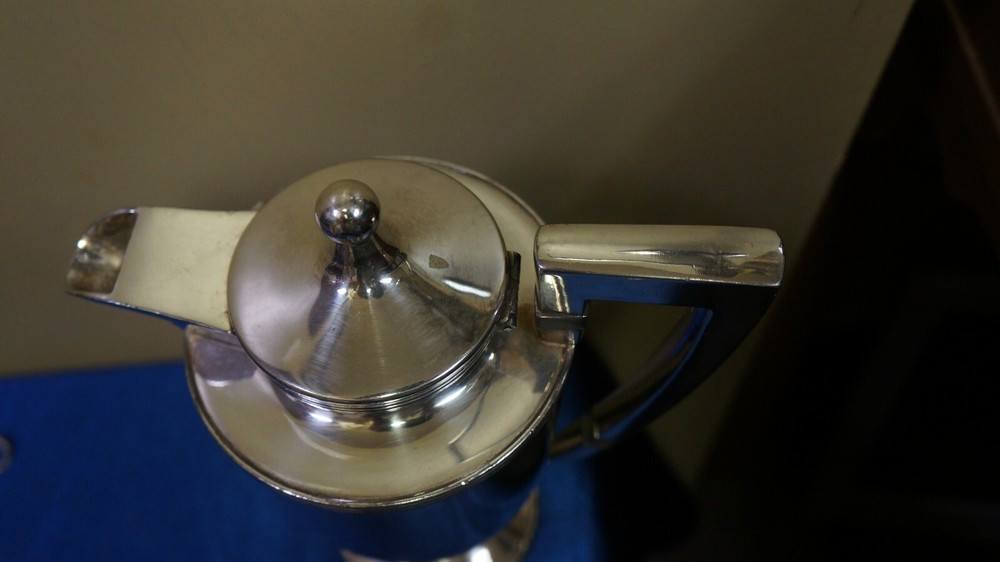 BARBOUR SILVER CO NICKEL SILVER PITCHER 6" TALL