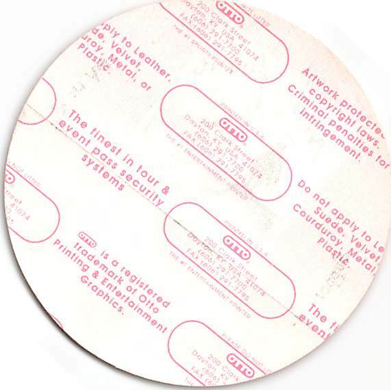 Neil Young Backstage Pass 1993 Red Cloth Support Act Pass Variant
