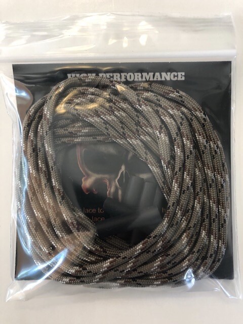 2 MIL- SPEC 550 Paracord ...6' Boot Laces ...+ 1 Decal ......Desert Camo