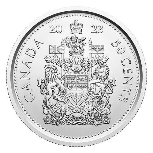 2023 Canada Half Dollar King Charles Direct from RCM Roll Uncirculated