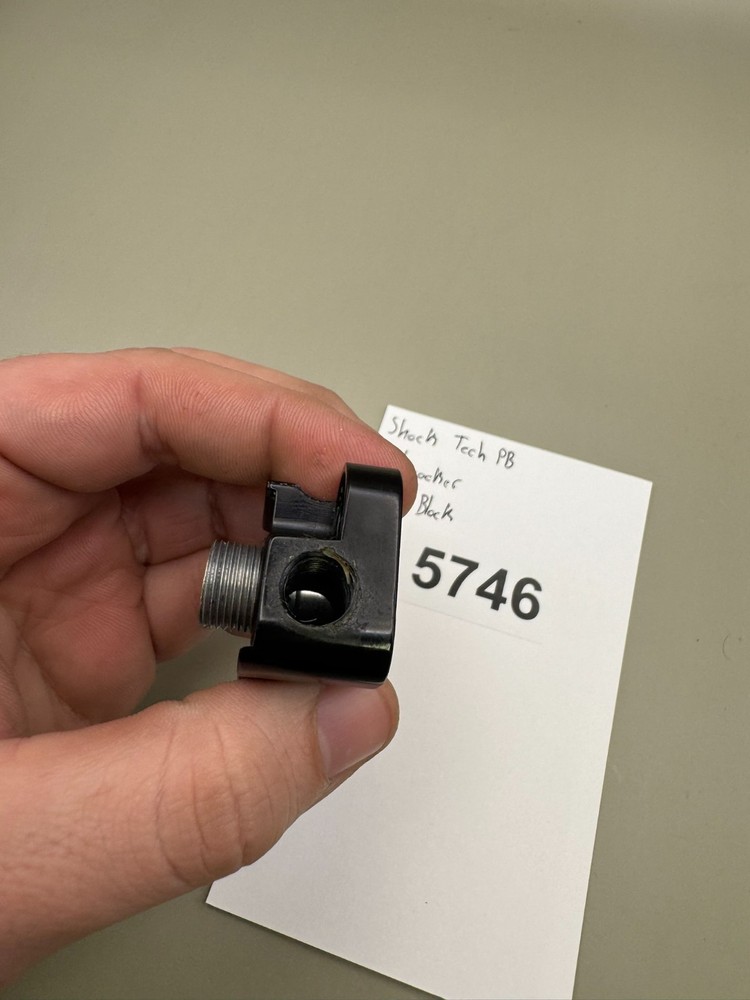 Shock Tech PB Autococker Front Block-Satin Black