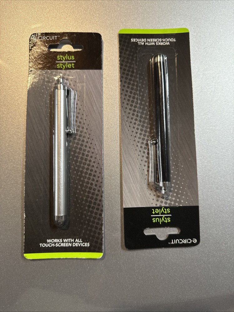 2 x Universal Touch Screen Stylus Pen Works With Touch Screen Devices E-Circuit
