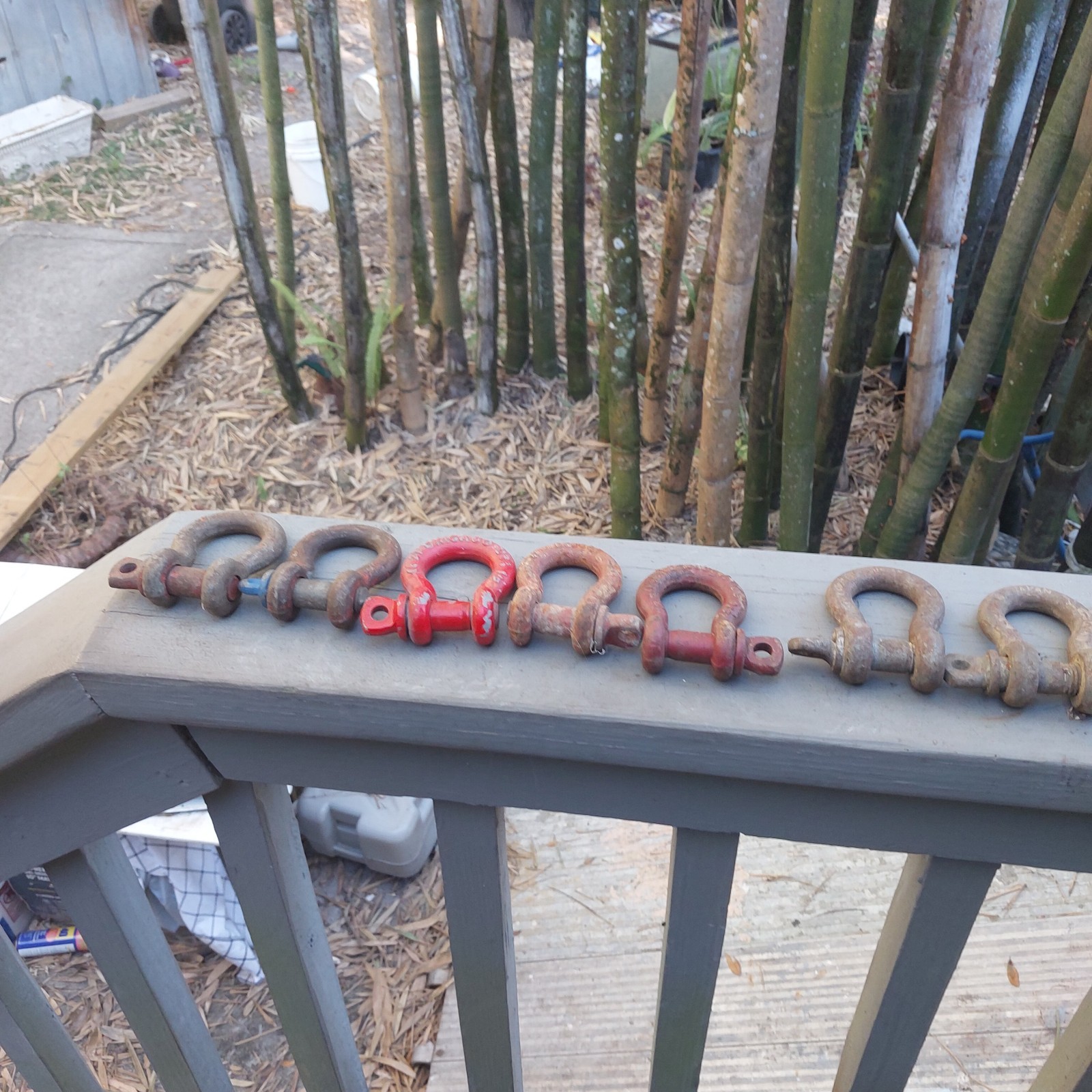 14 Screw Anchor Shackles Some Marked Japan Clevis U.S. NAVY SHIP SALVAGE