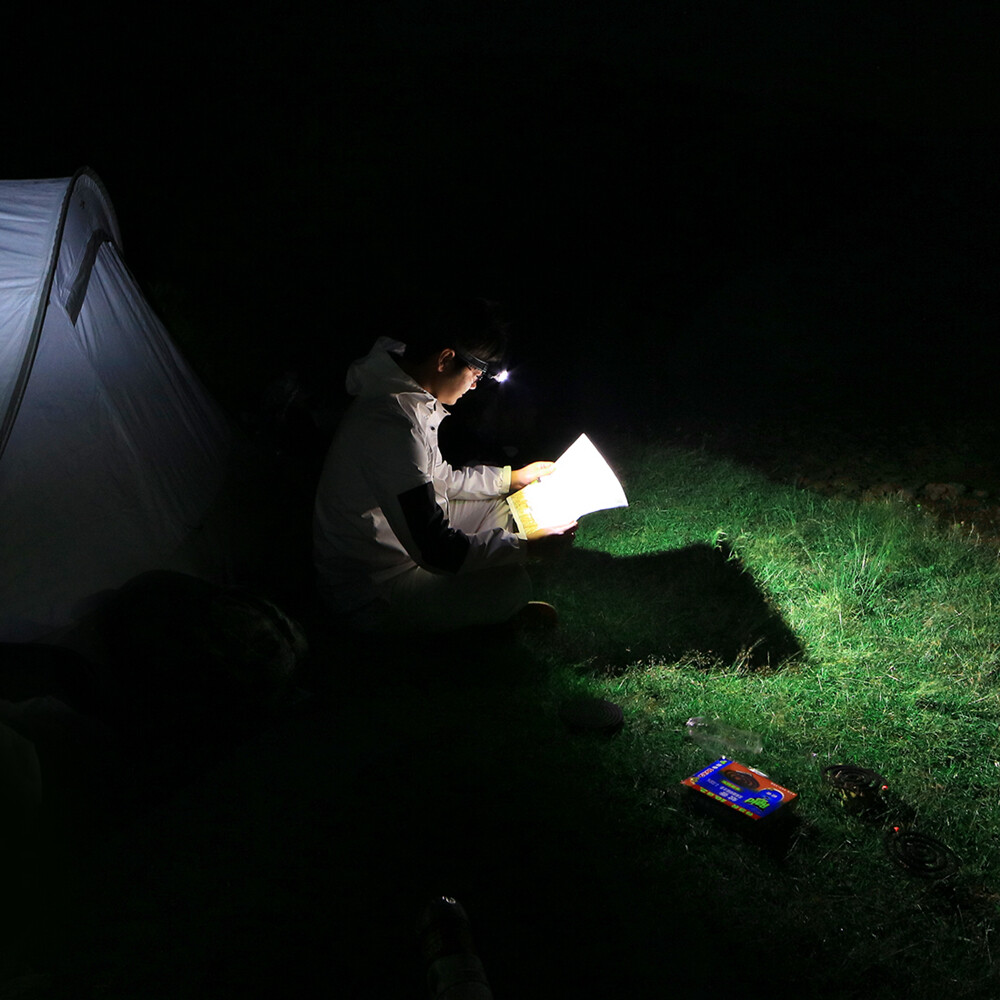 EverBrite 5 Pack LED Headlamp Pivoting Head with Adjustable Headband,4 Modes