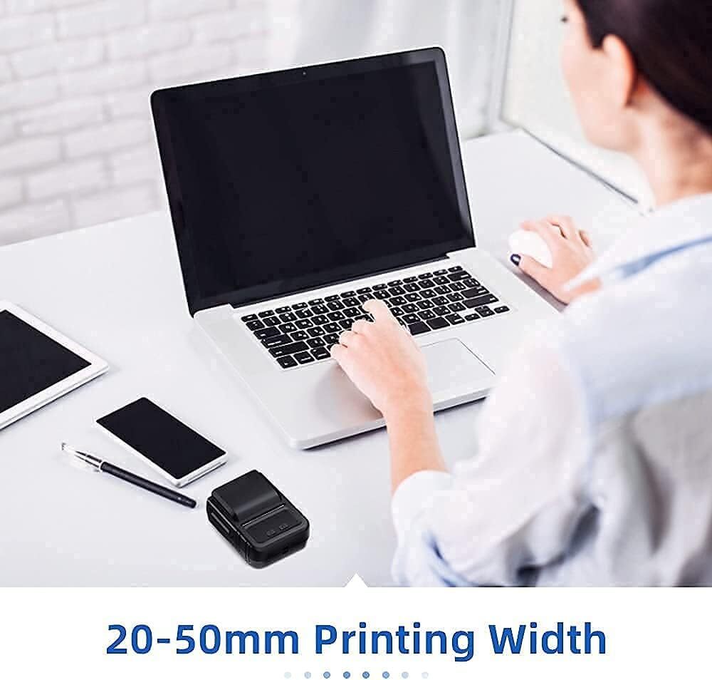 Label Printer M120 Label Maker Barcode Printer Portable Bluetooth Label Maker