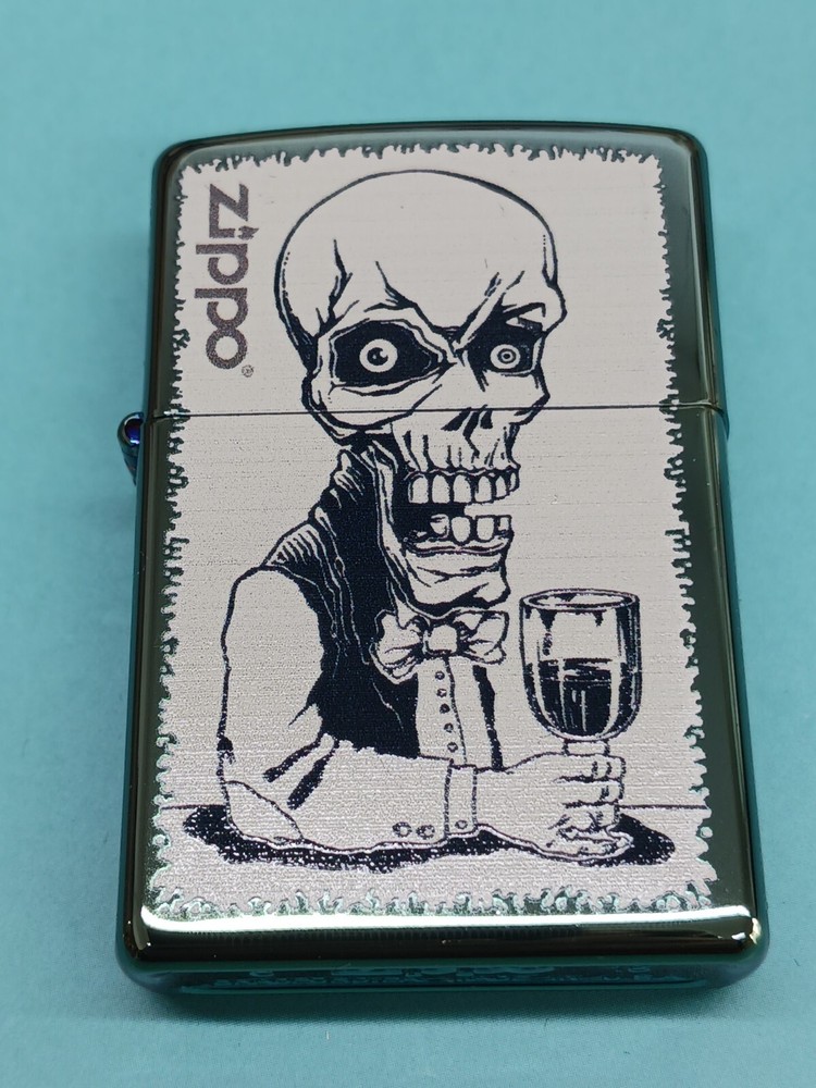 Zippo 28679 Skeleton Bartender Chameleon