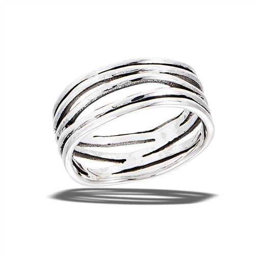 Sterling Silver Modern Band Ring - Free Gift Packaging