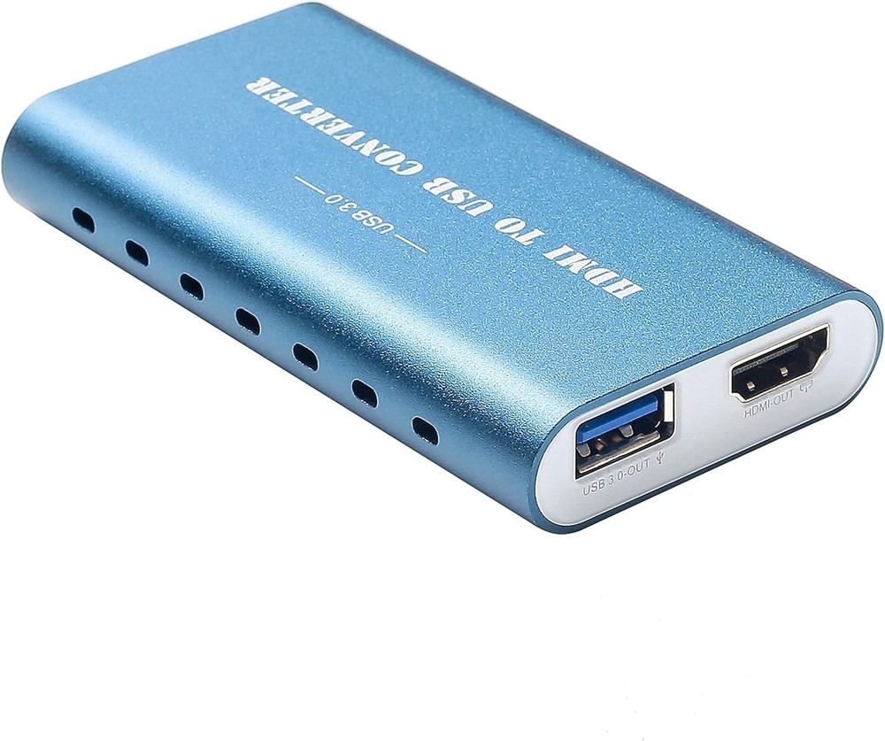 HaiweiTech USB3.0 Capture Card, Audio Video Capture Card with HDMI Loop-Through