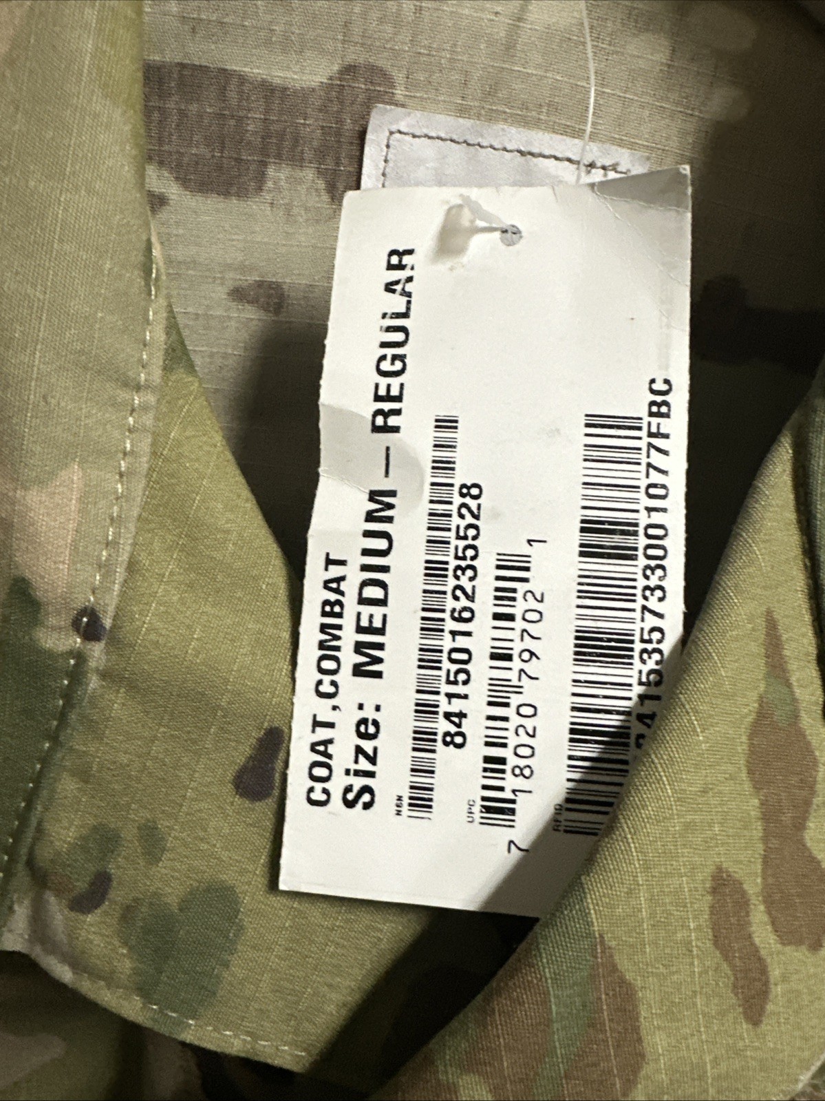 US ARMY OCP MULTICAM GARRISON JACKET MEDIUM REGULAR NEW WITH TAGS