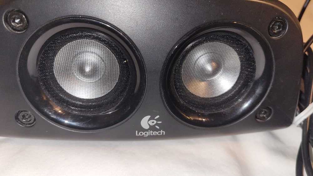 Logitech Z506 - 2 Replacement Speakers, Center Green & Blue Connector Untested
