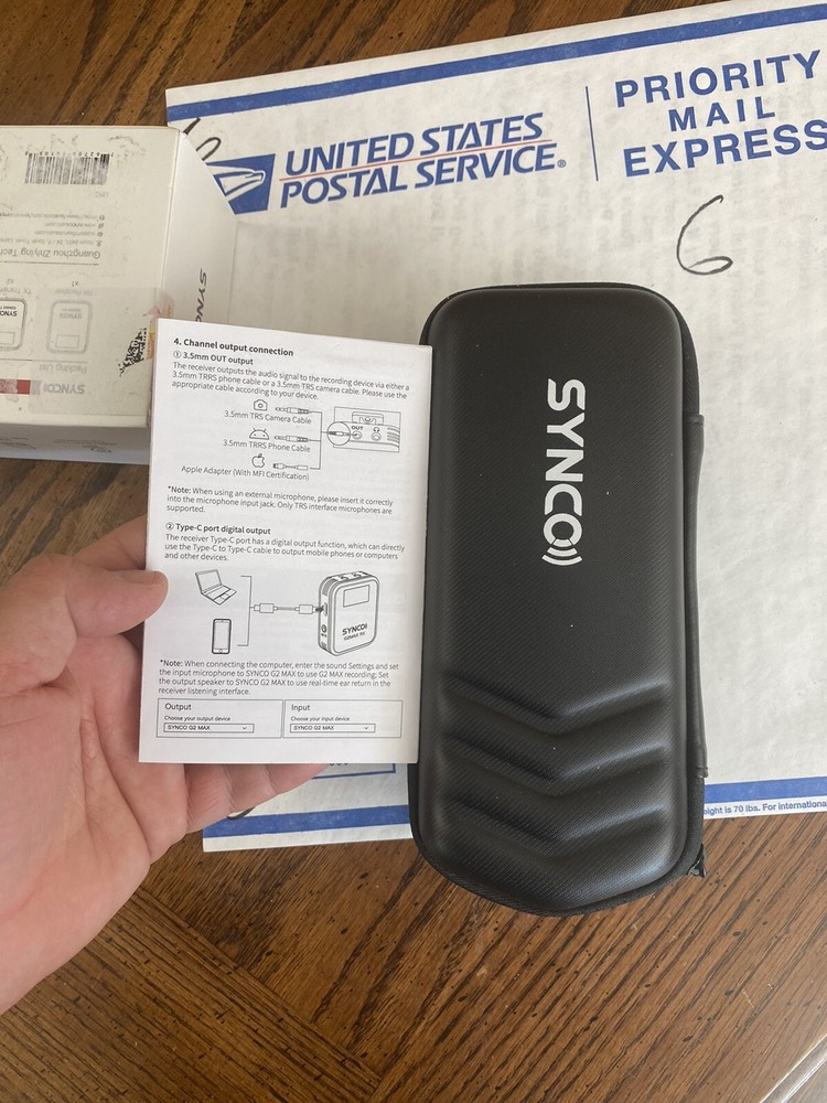 SYNCO G2A2 MAX 2.4G Wireless Lavalier Microphone System Camera Phone Recording