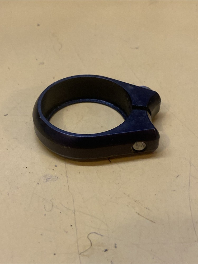 Black DKG Anodized Bolt-on Seatpost Clamp 35mm