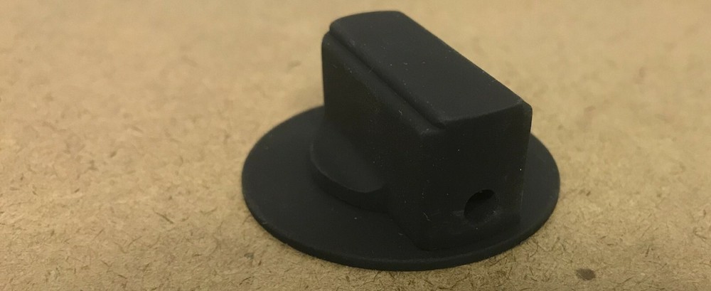 EHC Knobs 29-00580-1 aka FNA2684-1042 Black Knob1/4" Diameter NOS