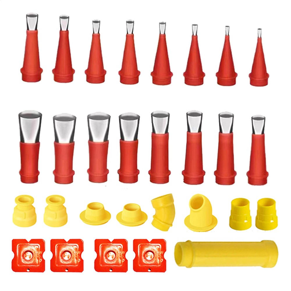 Universal Integrated Rubber Nozzle Tool Kit Reusable Rubber Nozzle Tool