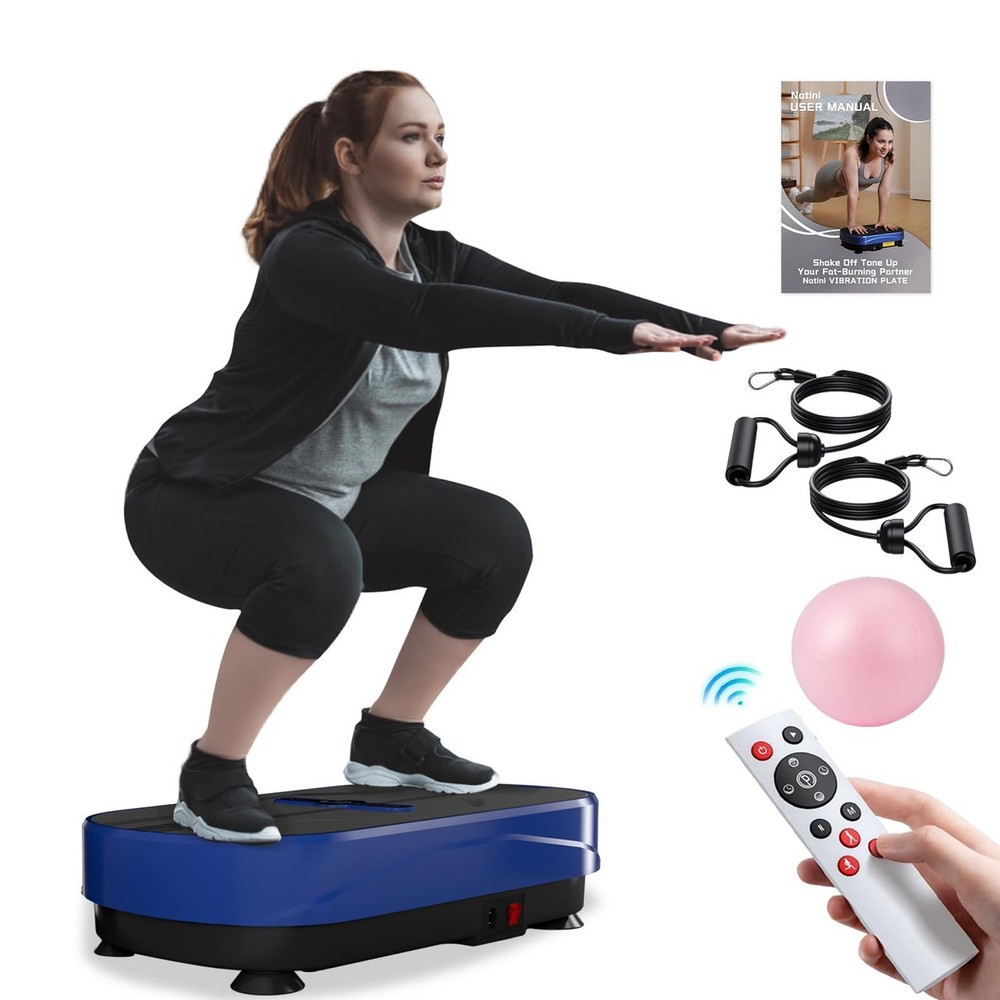 Natini Vibration Plate Exercise Machine, Vibration Plate for Lymphatic Drainage,