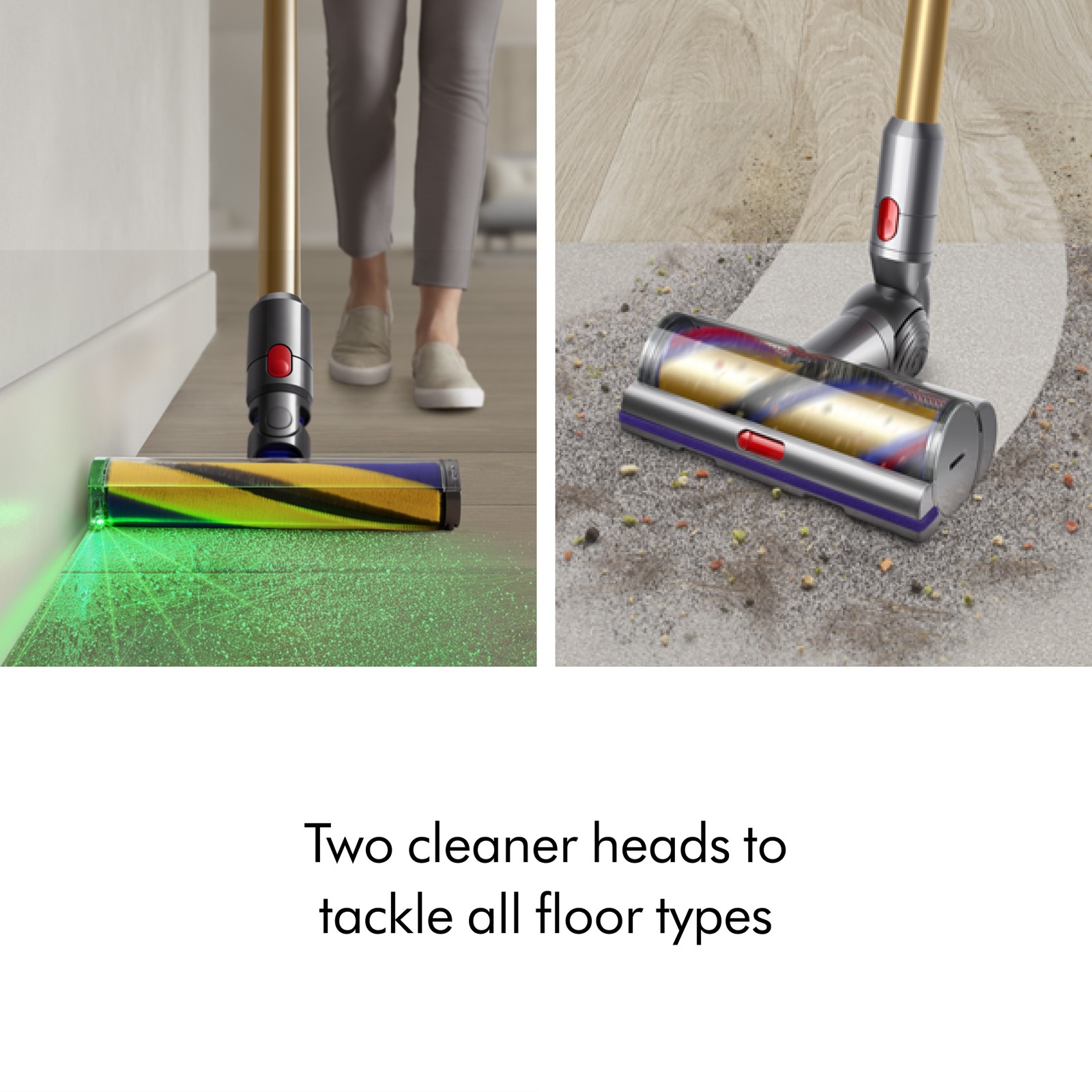 Dyson V15 Detect Absolute Cordless Vacuum | Iron/Gold | Refurbished