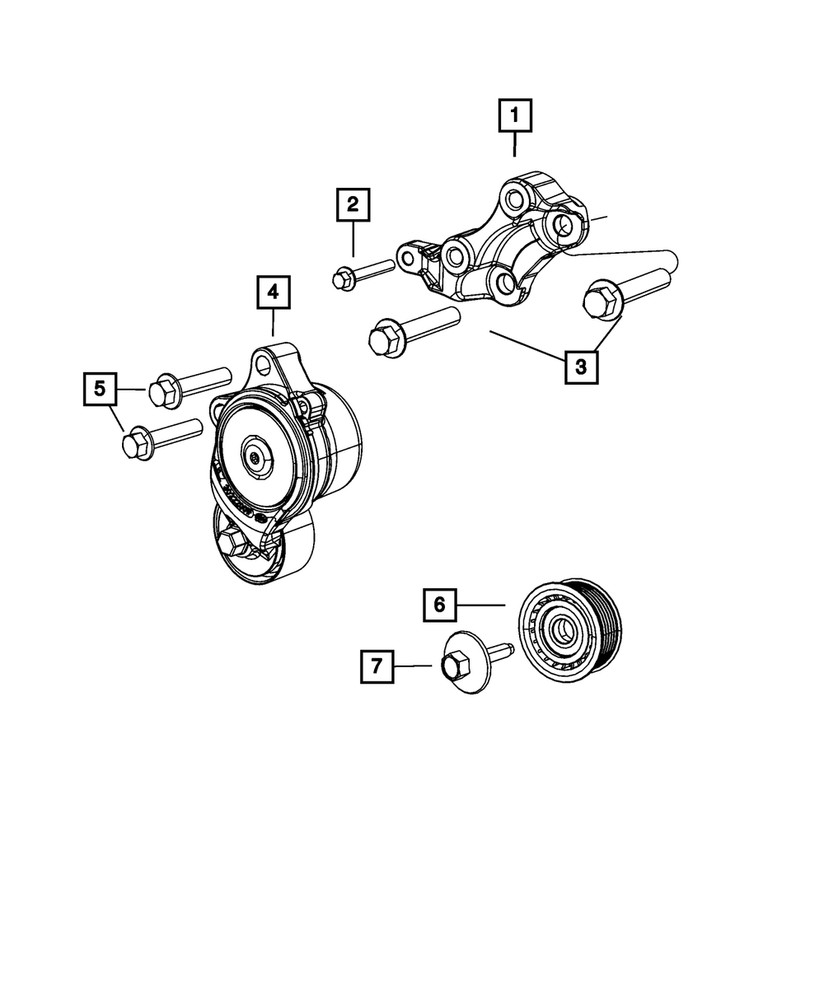 Genuine Mopar Bolt 68148380AA