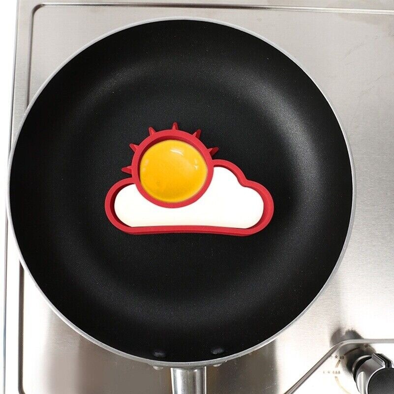 Nonstick Pancake Maker Mold Silicone Egg Ring Maker Perfect Cooking Tool