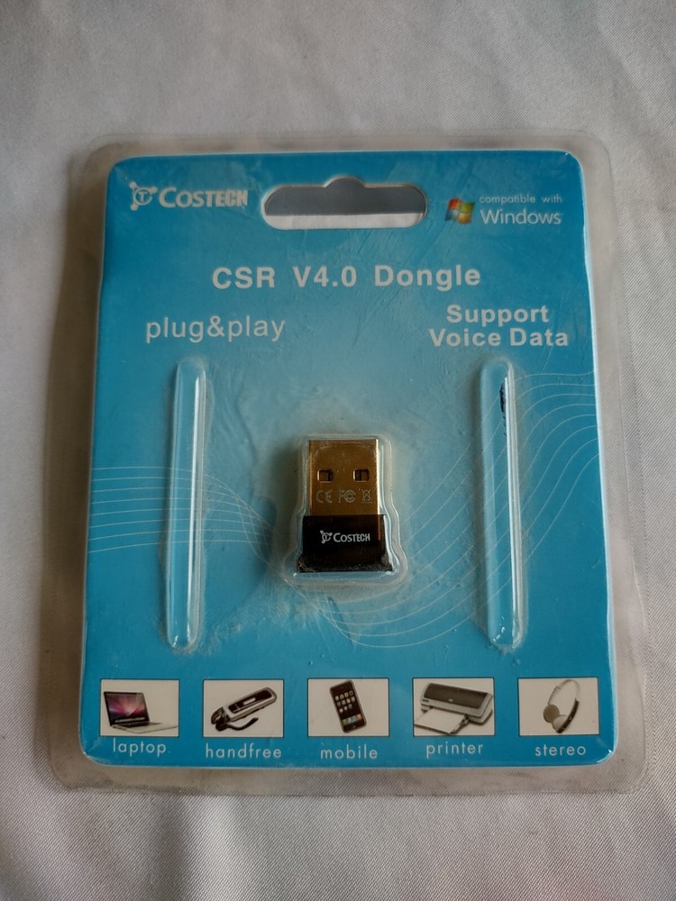 COSTECH CSR V4.0 Dongle - Bluetooth 4.0 USB Adapter USB Wire computer windows