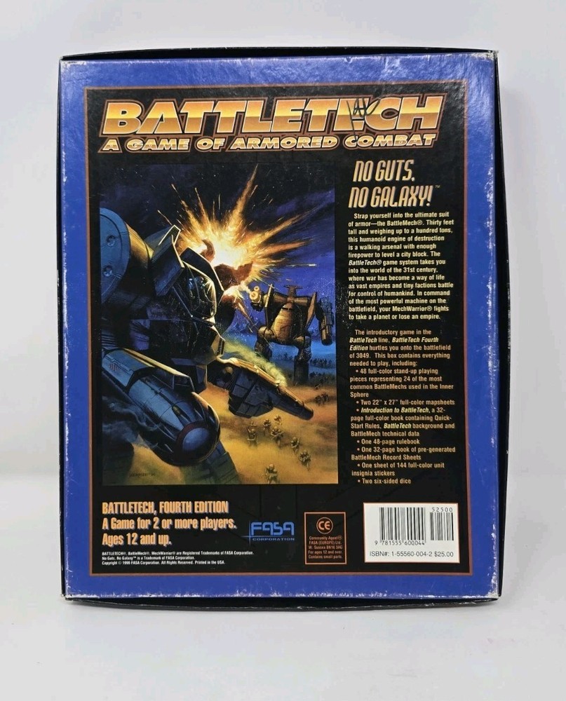 Battletech: A Game of Armored Combat 4th Edition Game
