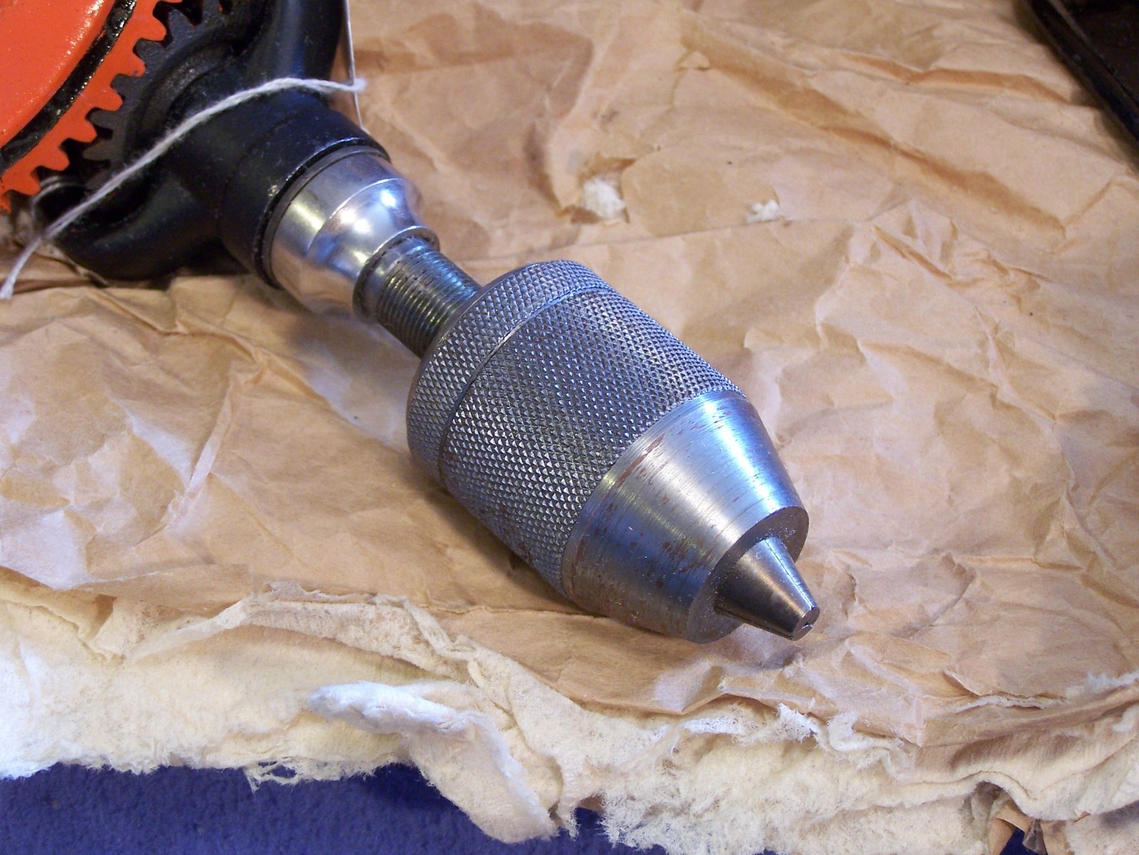 NOS Stanley Sweetheart marked No 742 breast drill 2 speed in original tarred box