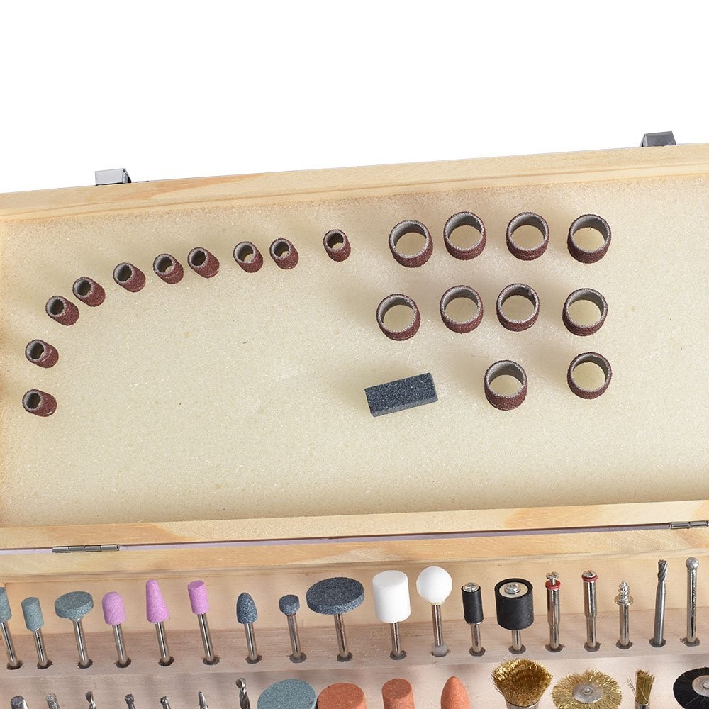 228 Pack Rotary Tool Accessory Kit Grinding Sanding Polishing Drilling Tool