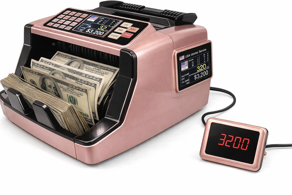 Professional High-Speed Bill Counter & Counterfeit Detector