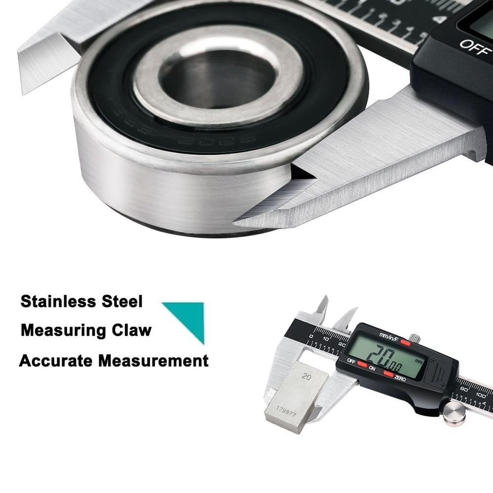 Digital Vernier Caliper, Caliper Measuring Tool, Outside Micrometer Dial Cali...