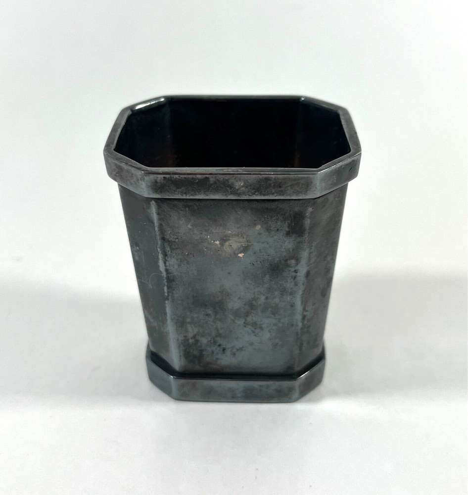 Vintage St. James Brazil Silverplate Octagonal Mini Cup 2.5"