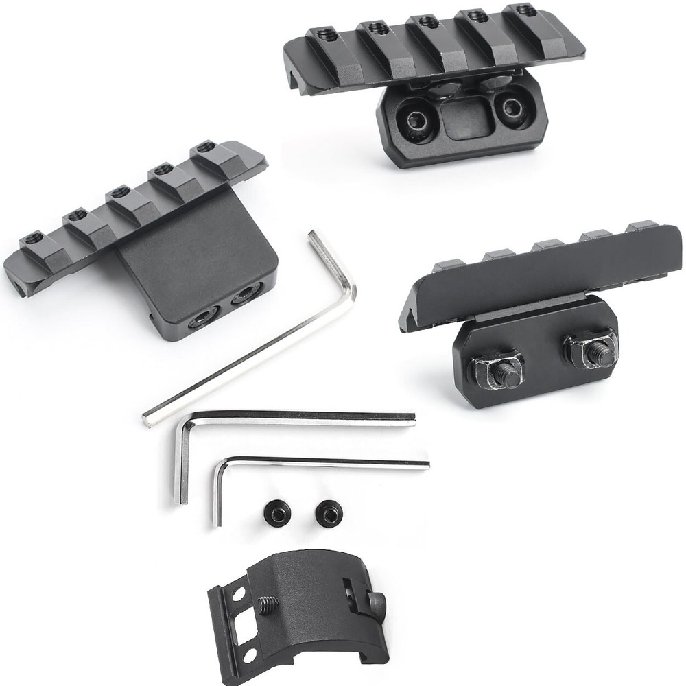 Tactical Offset Adjustable MLOK Picatinny Flashlight Mount for M300 X300 Light