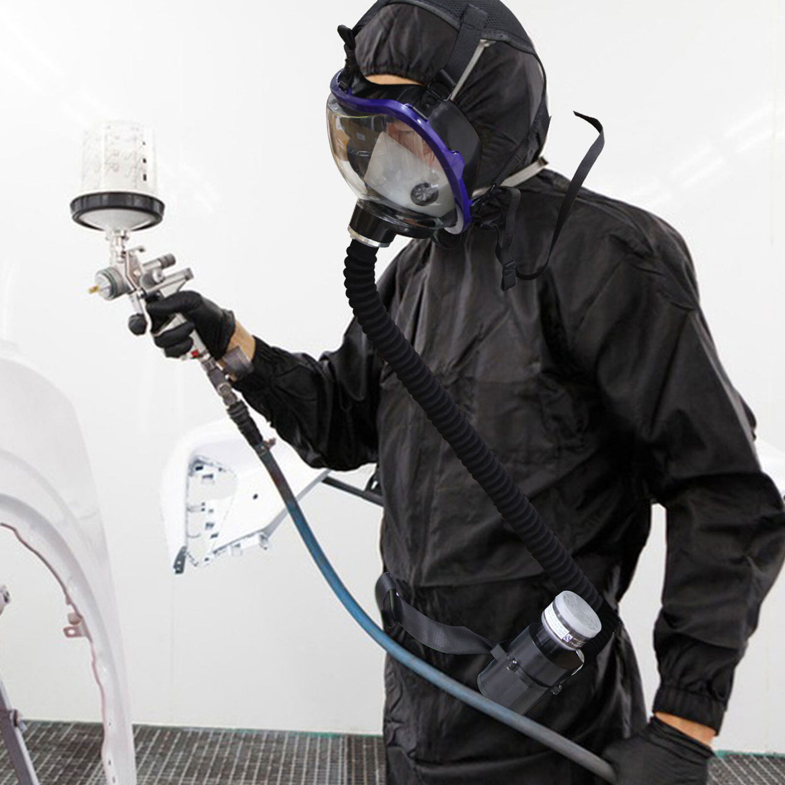 0.5M Rubber Gas Mask Hose for Connection with The 40mm Filter Boxes & Respirator