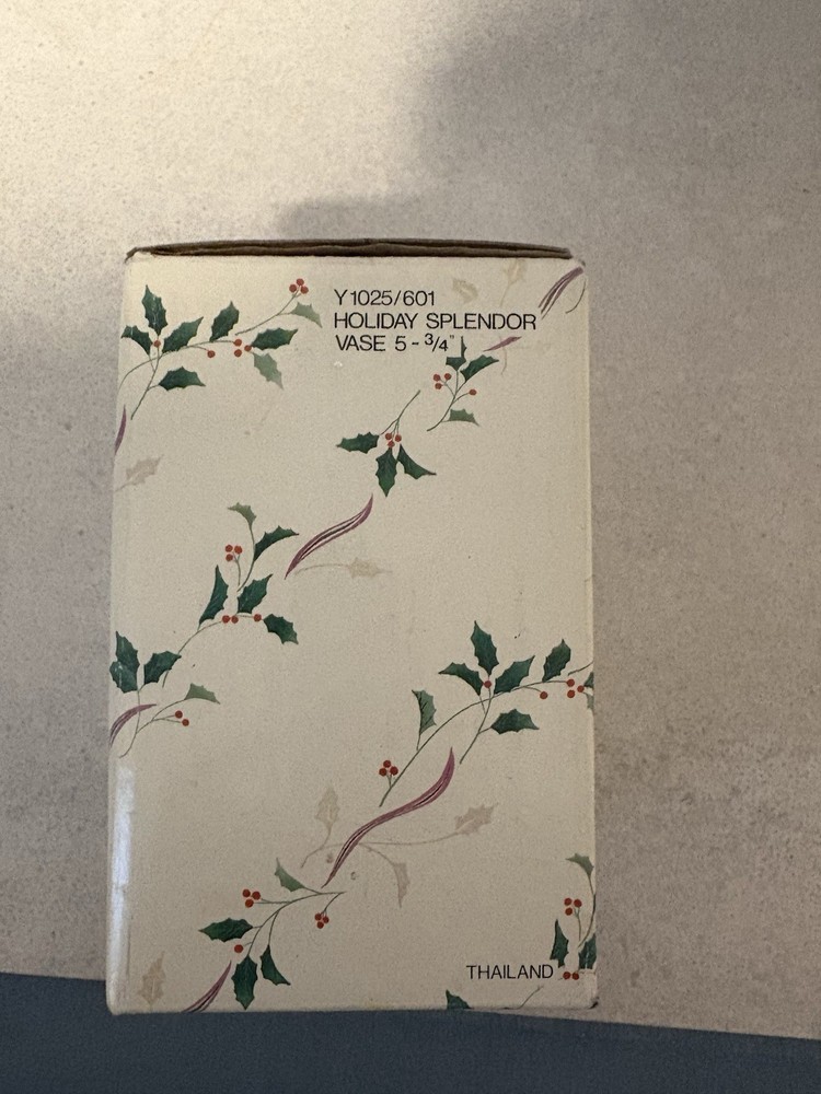 Christopher Stuart Holiday Splendor Bone China Vase