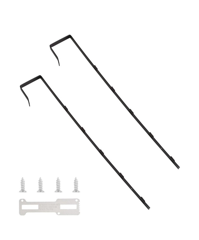 Mainstays Over-the-Door Hooks for a Mirror (DOES NOT INCLUDE MIRROR) (BLACK)