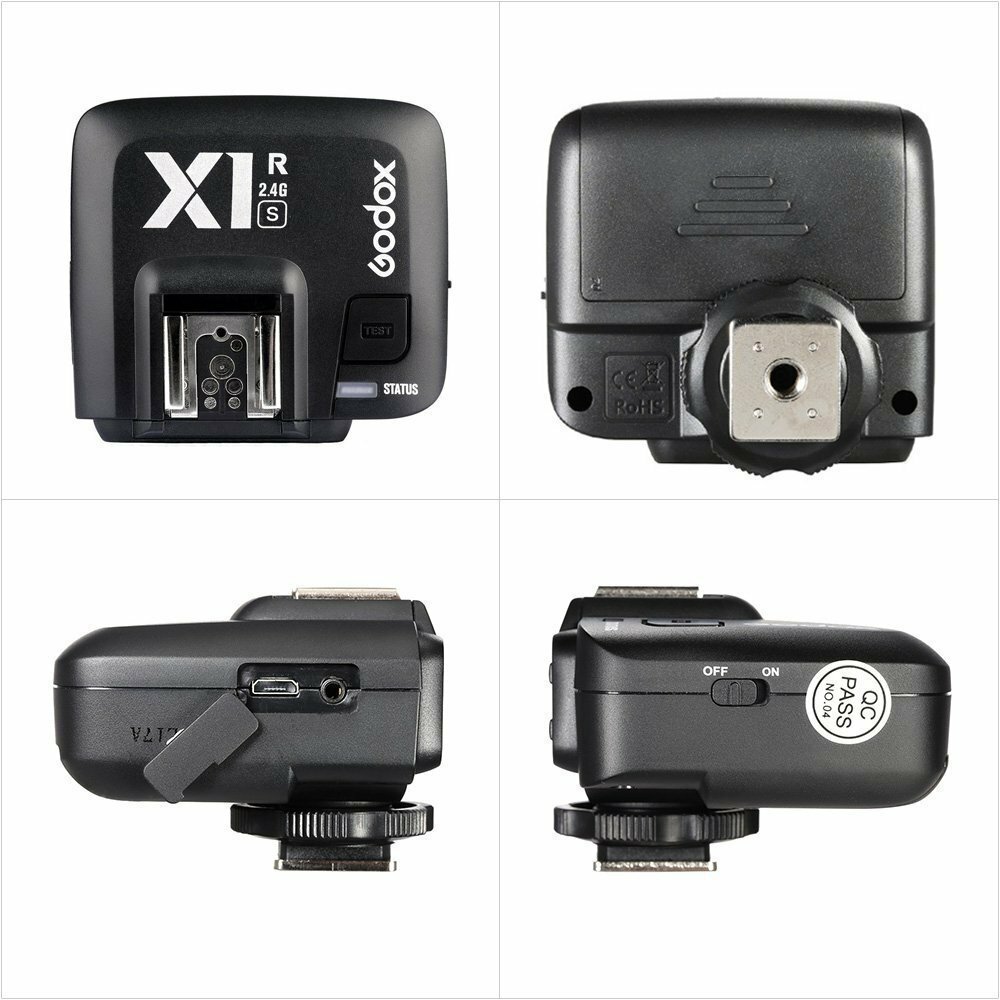 2X Godox X1R-S TTL Camera Studio Flash Speedlite Trigger Receiver For Sony