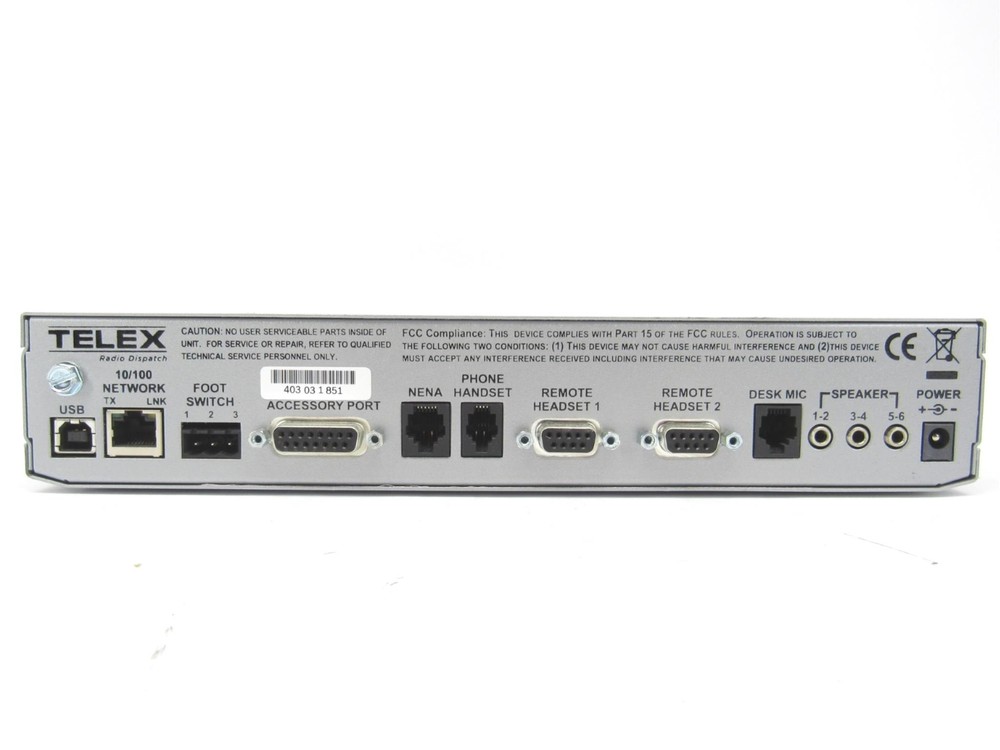 Telex ADHB-4 Advanced Digital Headset Box Grade A Tested