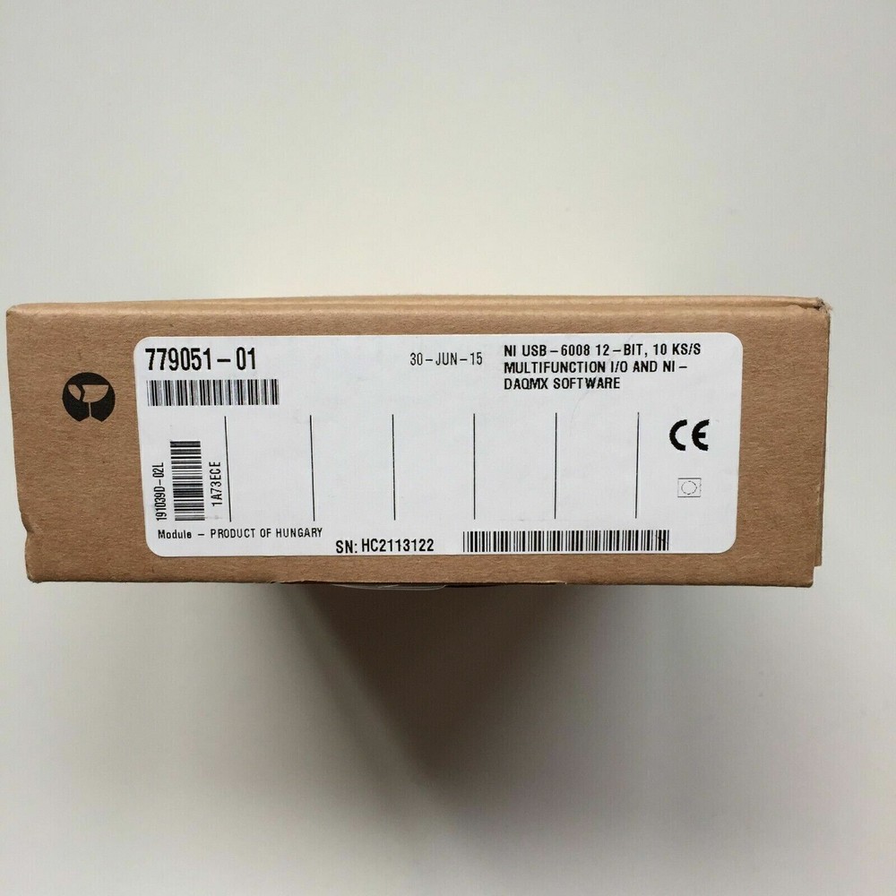 National Instruments USB-6008 Data Acquisition Card NI DAQ Multifunction in box