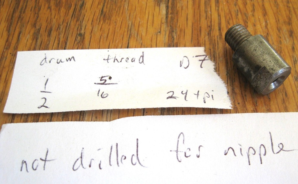 Muzzleloader Barrel Drum 1/2" , Percussion, D7