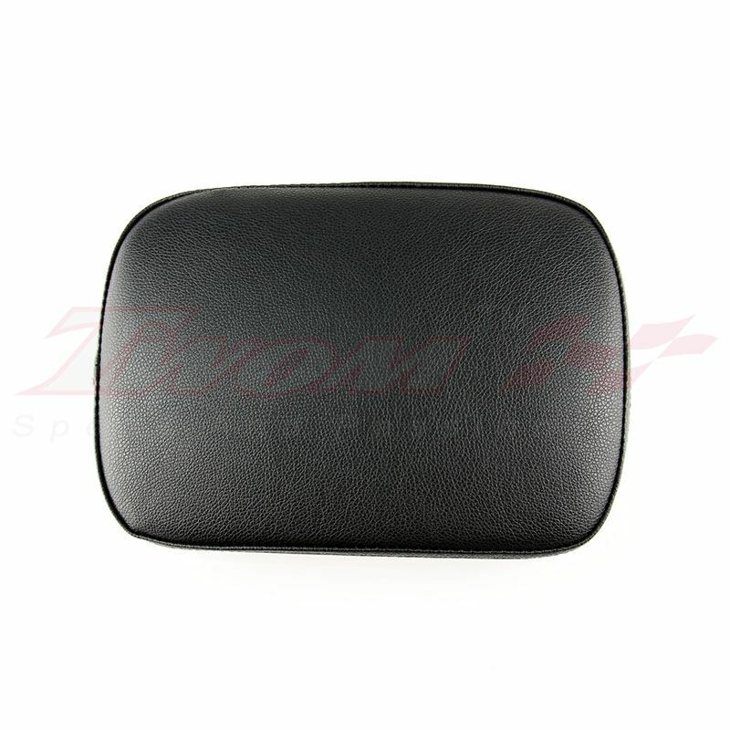 Rectangular Pillion Passenger Pad Seat 8 Suction Cup Pad For Harley Motorcycle