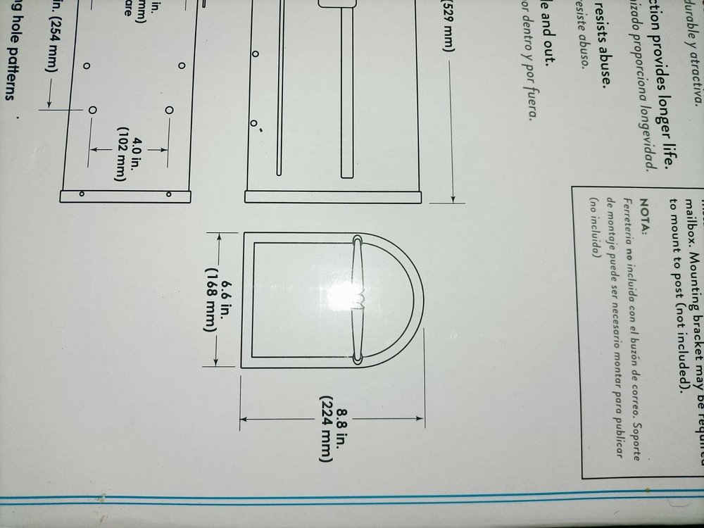 Architectural Mailboxes - Cambridge - Black Post Mount Mailbox