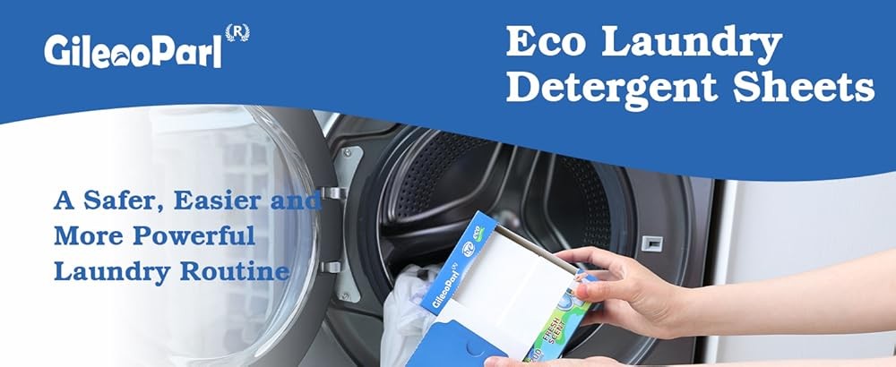 200-loads Eco Laundry Deternt Sheets - Fresh Scent - for