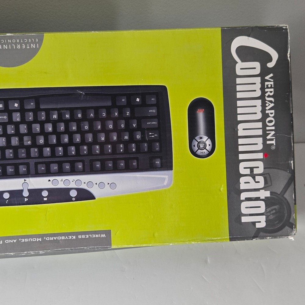 VersaPoint Communicator Wireless Keyboard Mouse and Presentation Remote Set