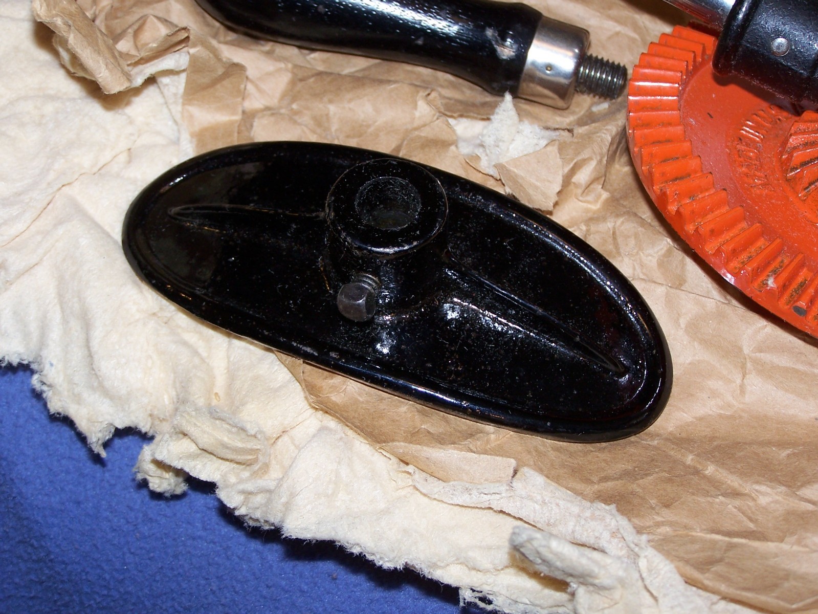 NOS Stanley Sweetheart marked No 742 breast drill 2 speed in original tarred box