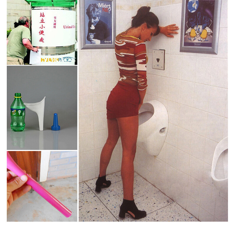 3xReusable Silicone Portable Urinal Women Female Travel Camping Stand Pee Device