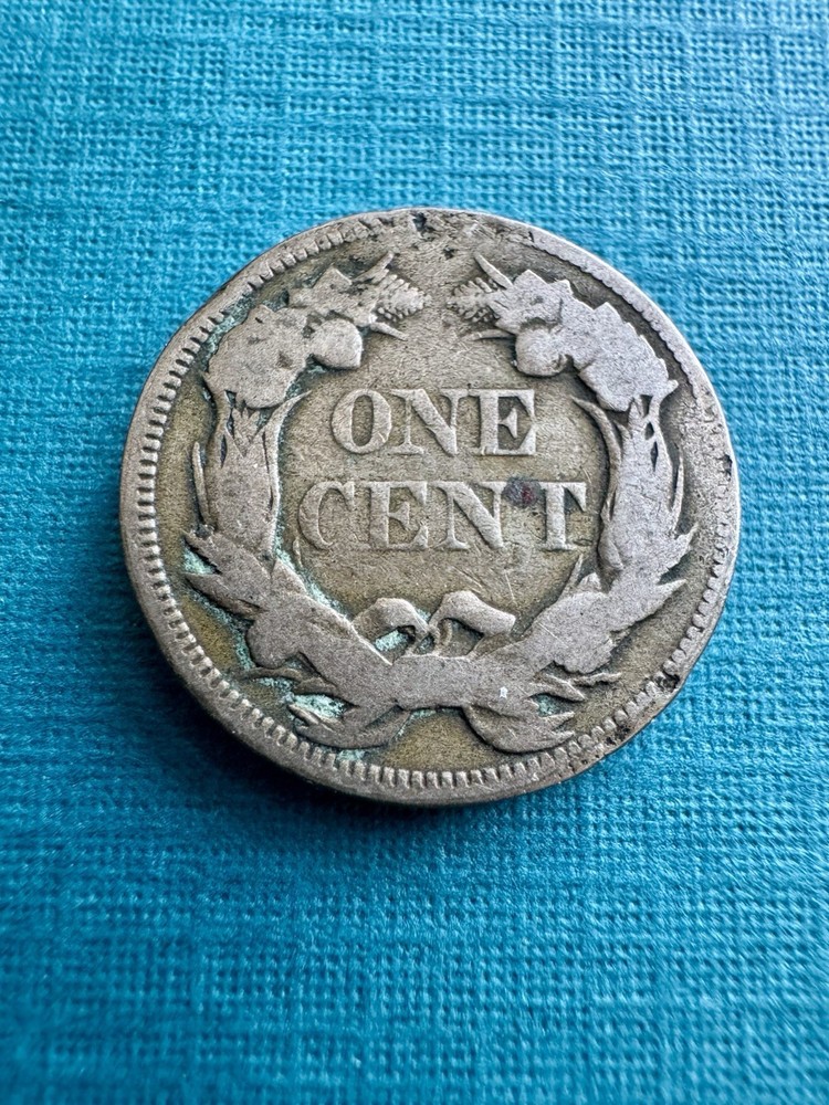1857 Flying Eagle Cent 1c | First US Small Cent | Fine Details