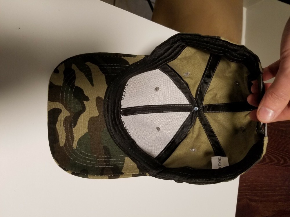 Stanley Tools Camouflage Snapback Adjustable Hat, Nice Shape