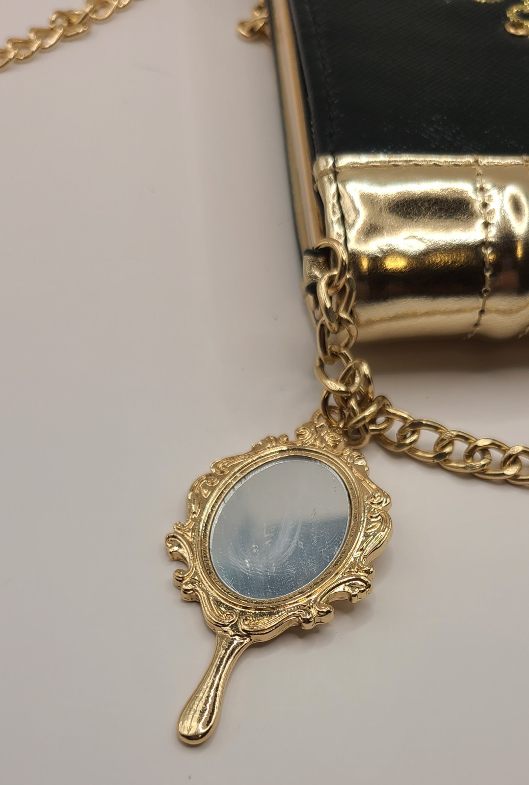 Disney x Aldo Clutch Purse Snow White Mirror Mirror, Disney 100th BlackGold New