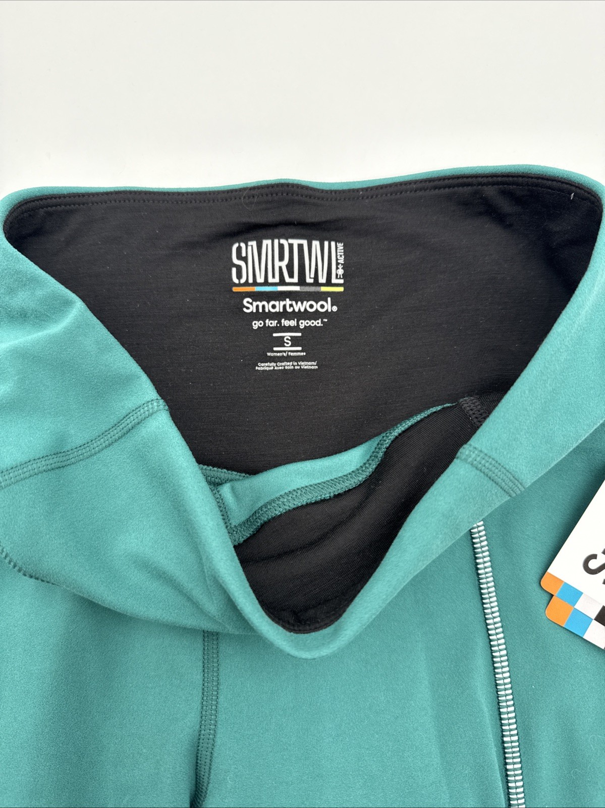 $120 Smartwool Women’s Run Leggings Pants - Emerald Green- Small - New Tags