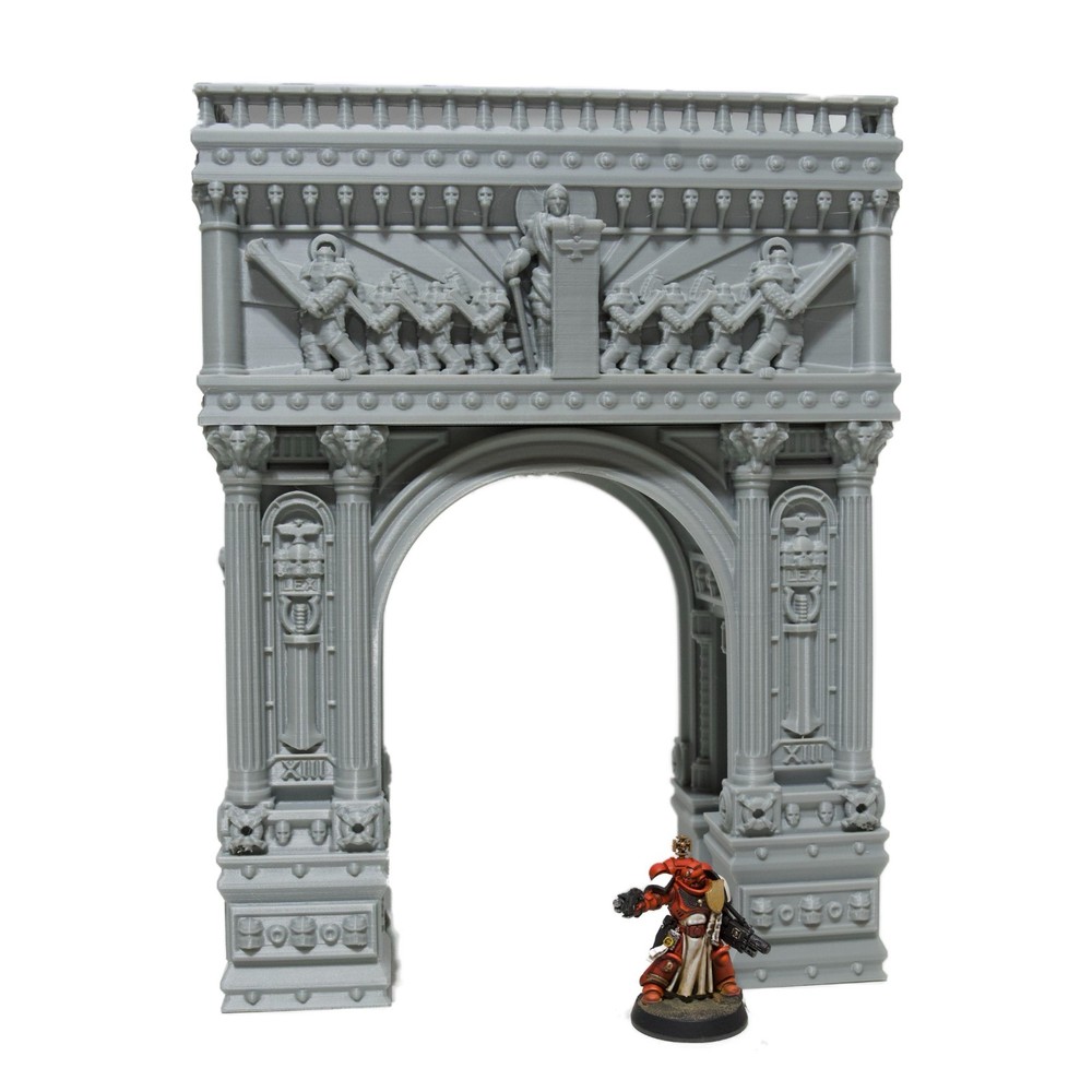 Zorpsector Rome - Sci-Fi Wargaming Triumvate Arch: 3D Printed