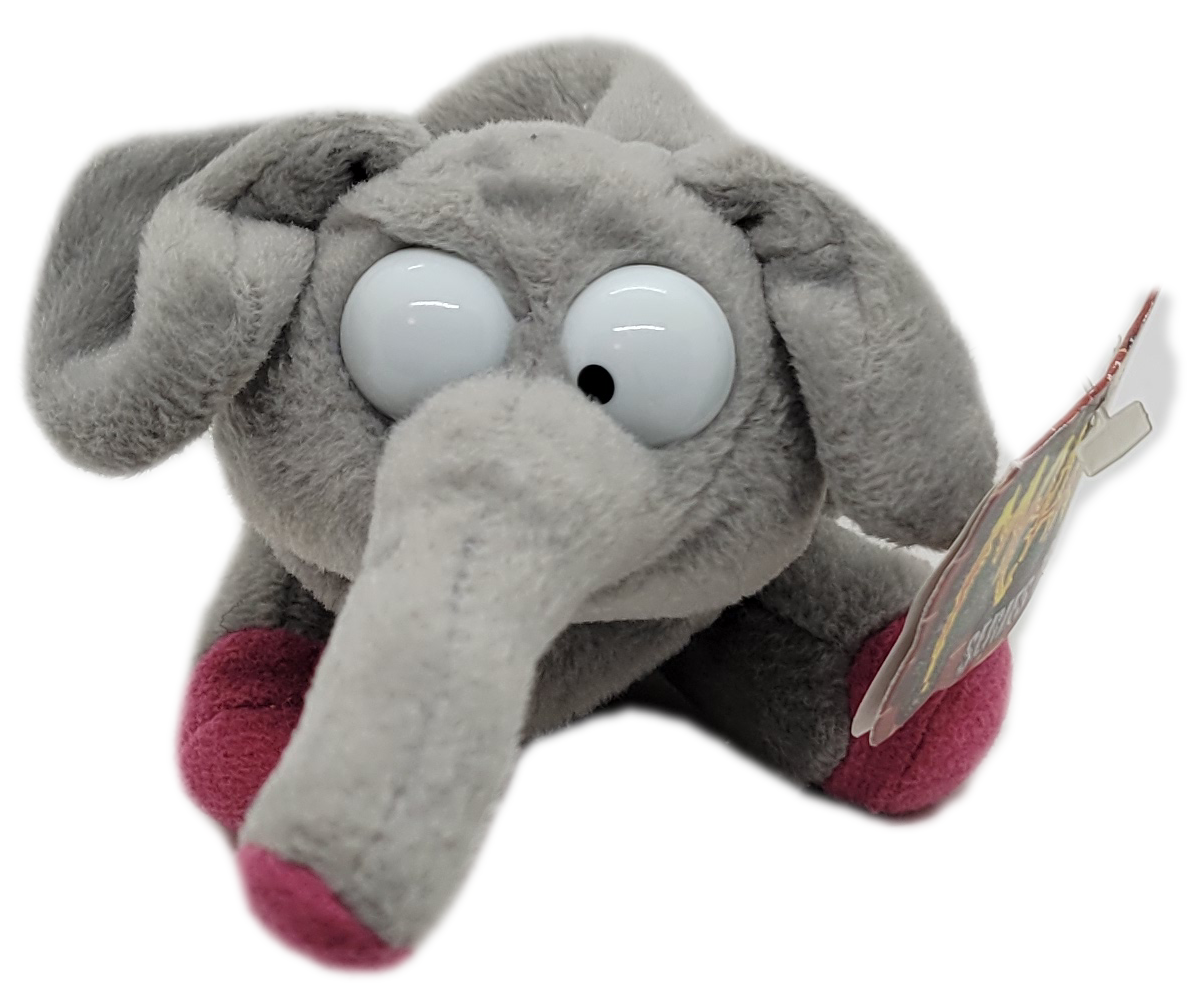 Idea Factory 1997 Meanies Series 1 Bart The Elephart Bean Bag Plush