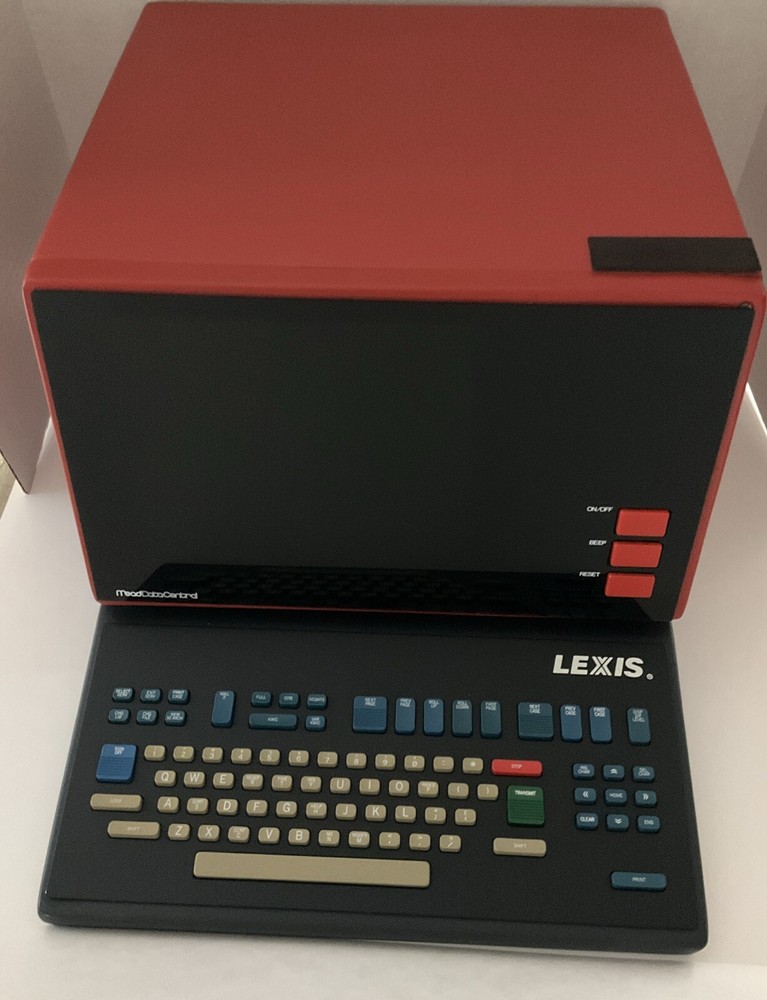 Vintage Mead Data Central Lexis Nexis Computer - Working